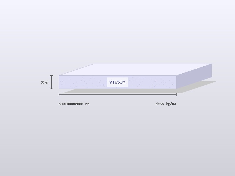 Поролон VT6530 50×1000×2000 мм
