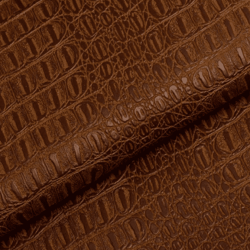 Искусственная кожа KVS 218 CROCO DK.TAN